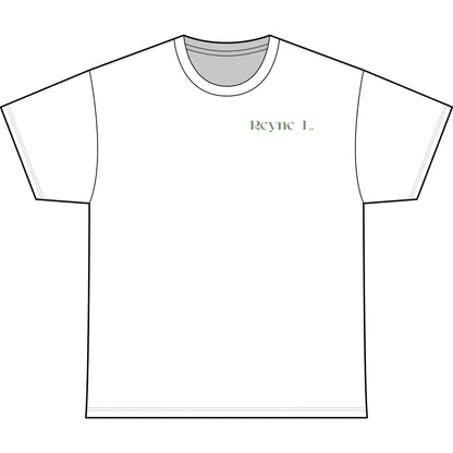 T-Shirt — "Reyne L." Minimalist Statement Tee