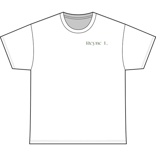 T-Shirt — "Reyne L." Minimalist Statement Tee
