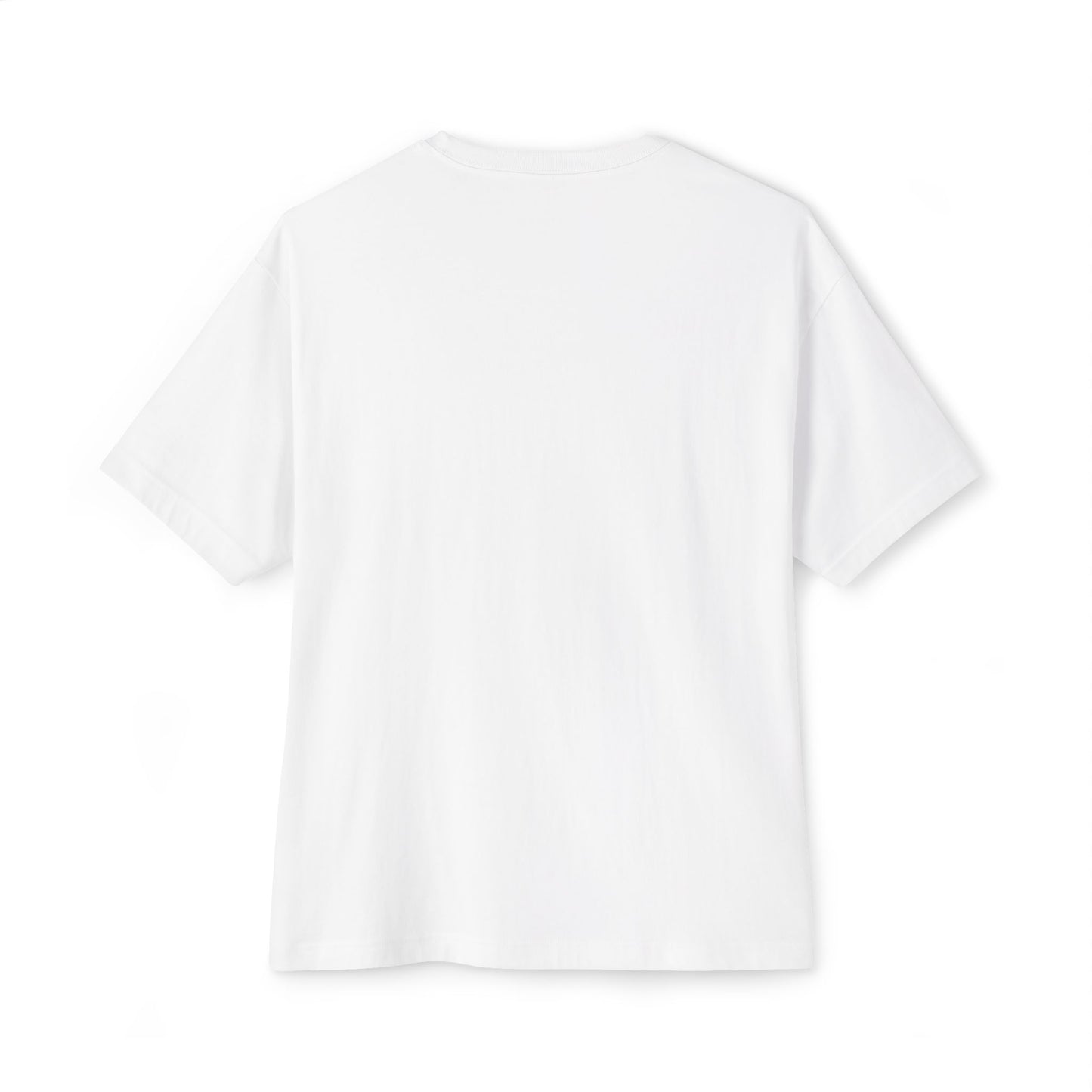 Reyne L. Unisex Oversized Boxy White Tee